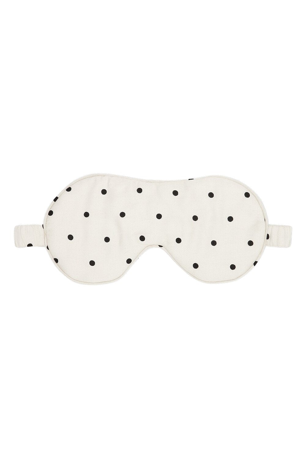 Moshi Moshi Mind - Dotted sovemaske - ecru/black dots