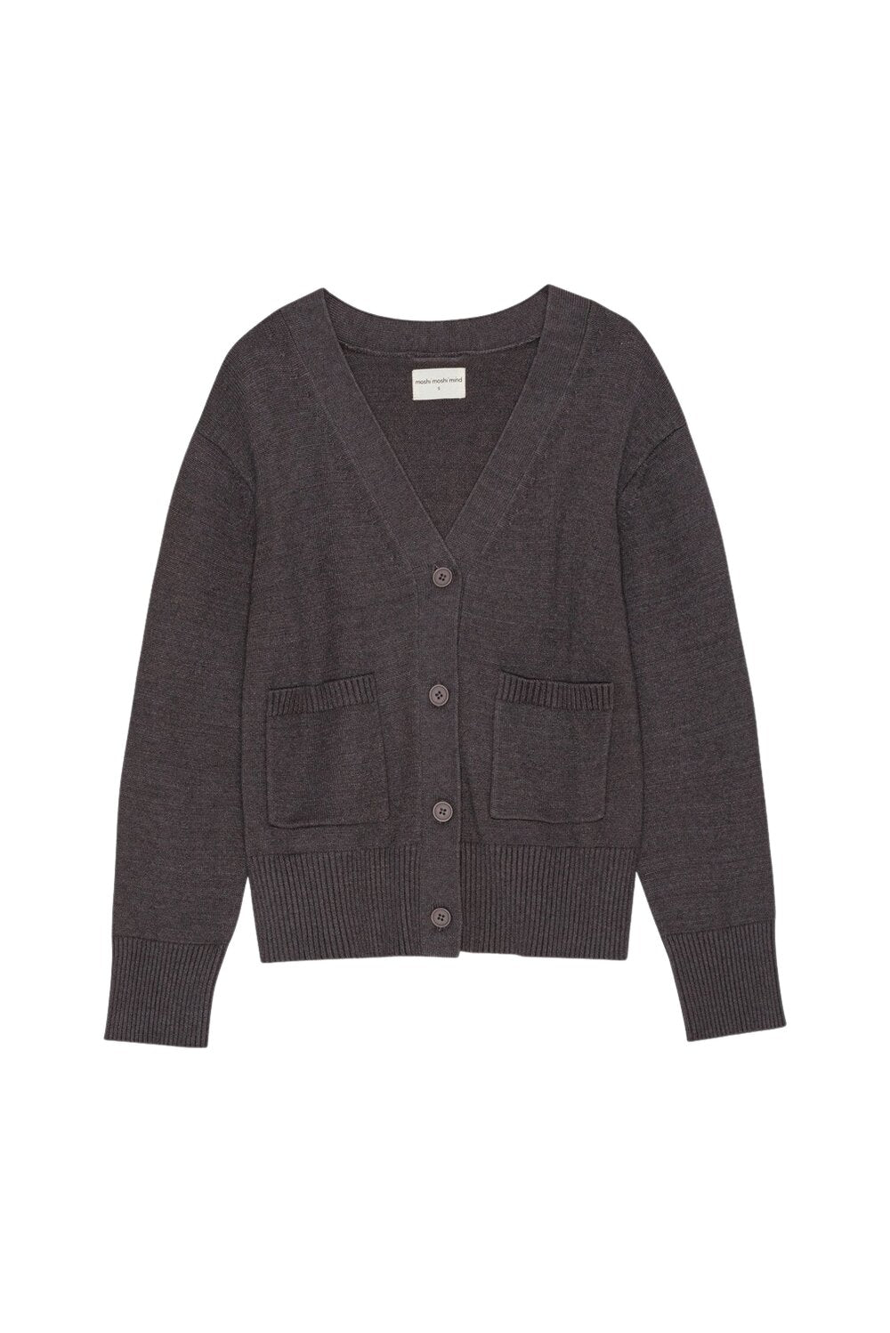 Moshi Moshi Mind - Forest strikket cardigan  - brun - Size (l)