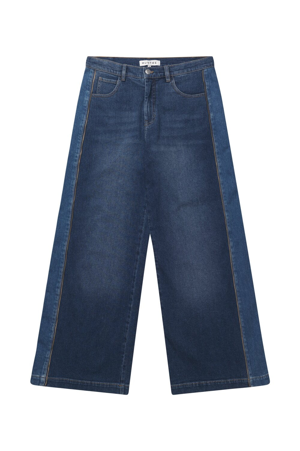 Munthe - Obbia wide leg jeans  - blÃ¥ - Size (34)