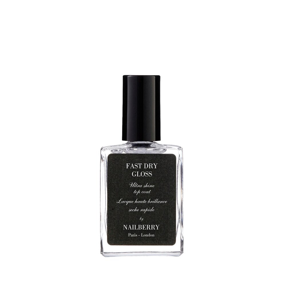 Nailberry - Fast Dry Gloss Top Coat - transperant