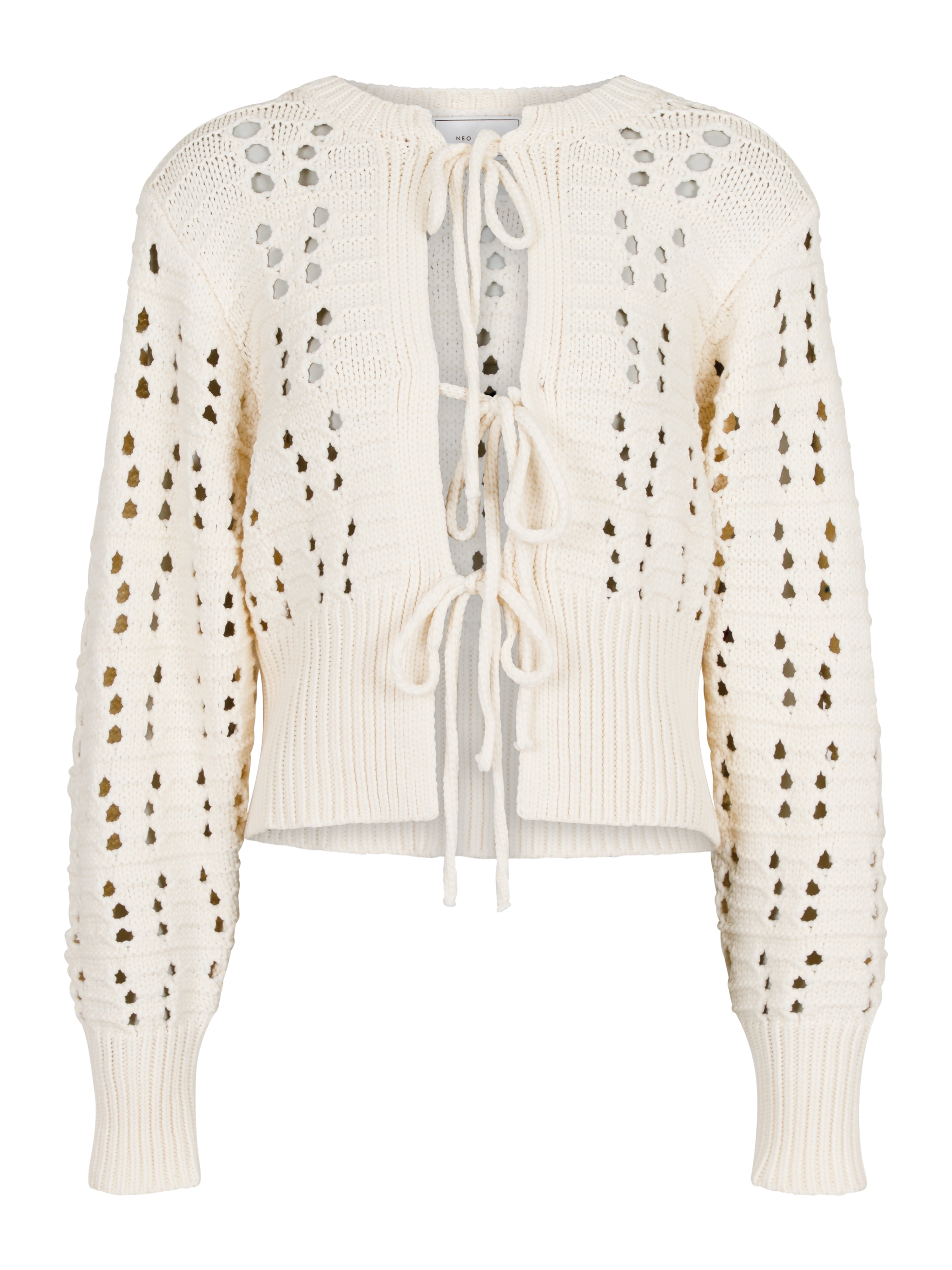 Neo Noir - Bethie Knit cardigan  - creme - Size (38)