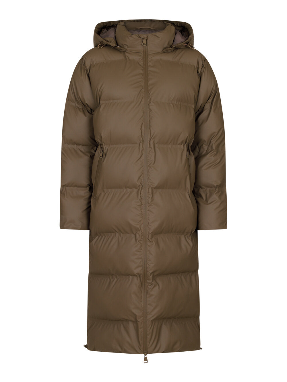 Neo Noir - Vivana Puffer Dunfrakke  - brun - Size (34)