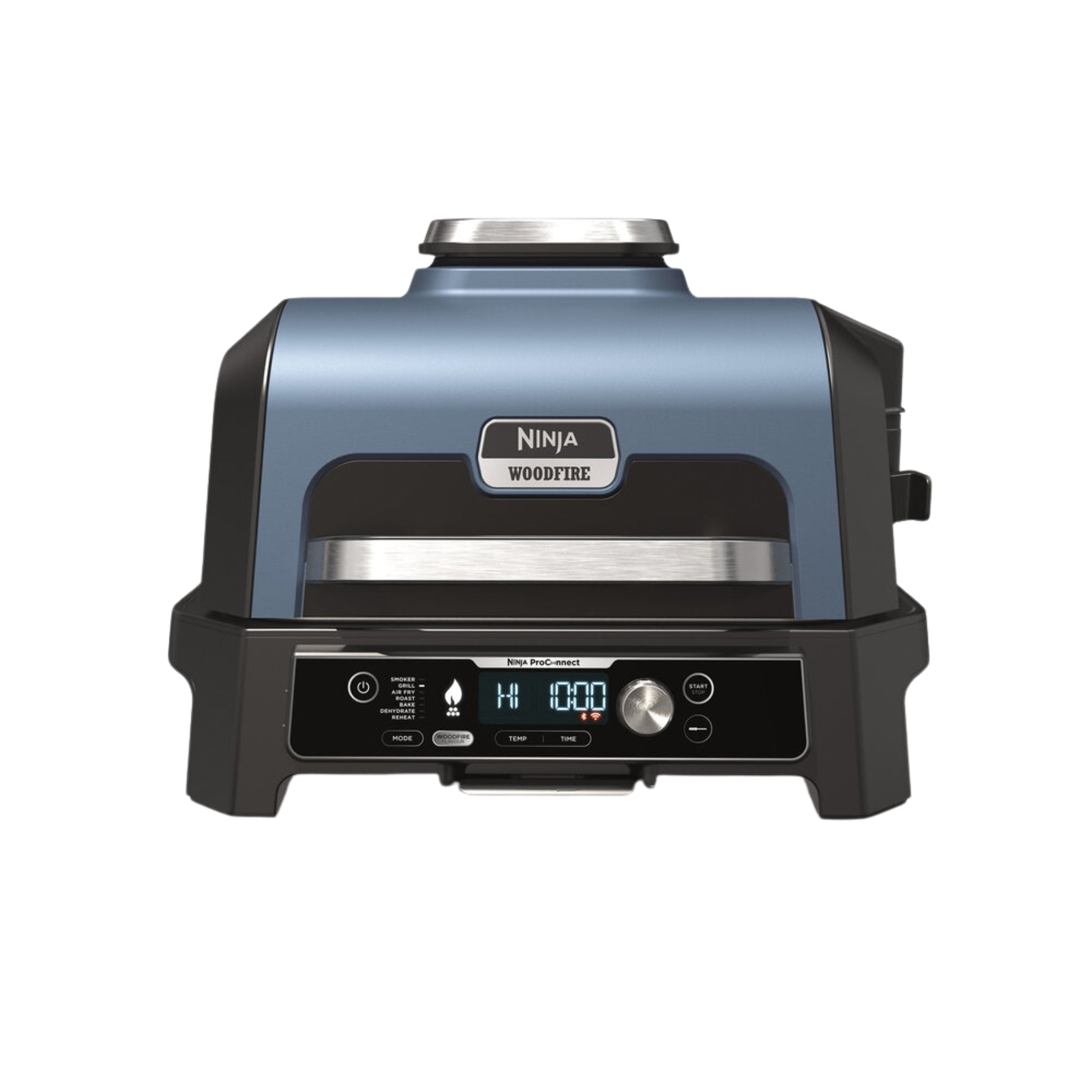 Ninja - Woodfire Pro Connect XL Electric BBQ grill - sort