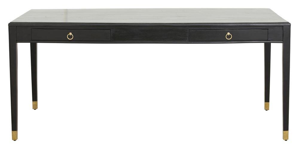 Nordal - EMS skrivebord, sort træ - 179x90