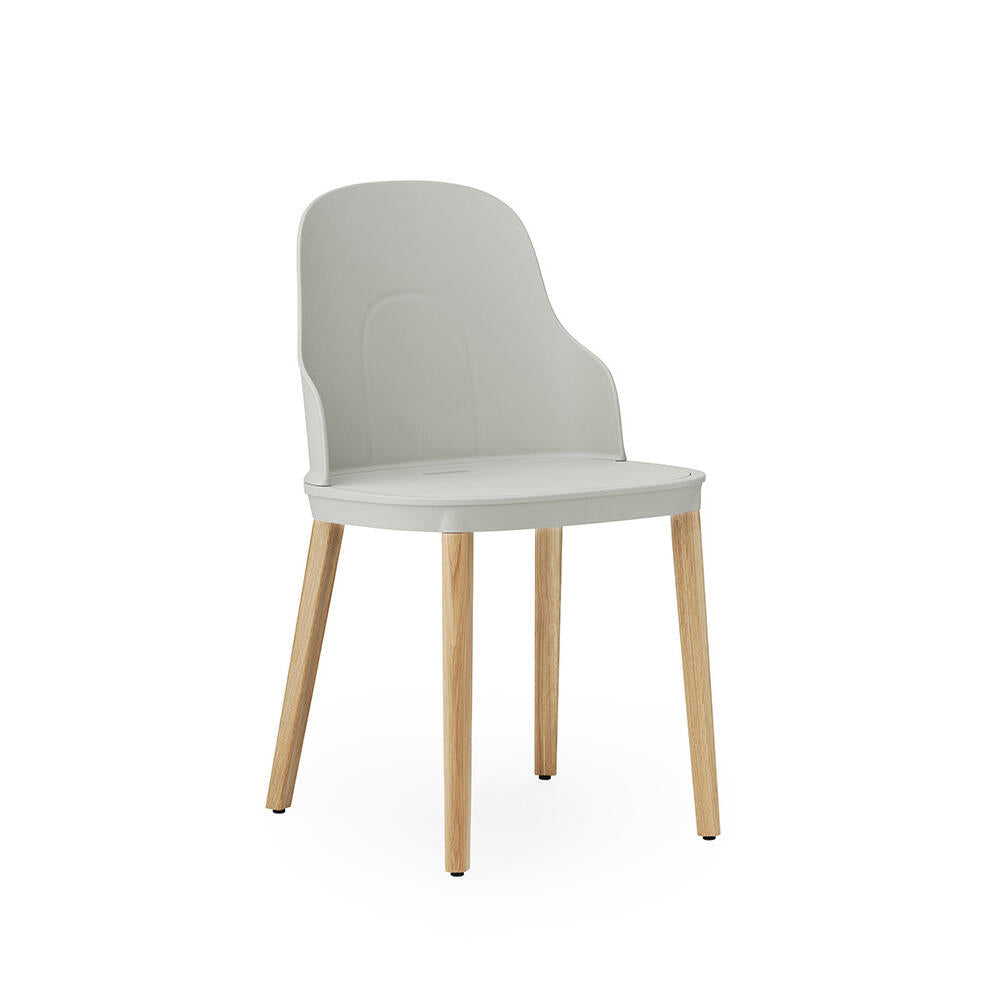 Normann Copenhagen - Allez stol - Warm grey/egetræ