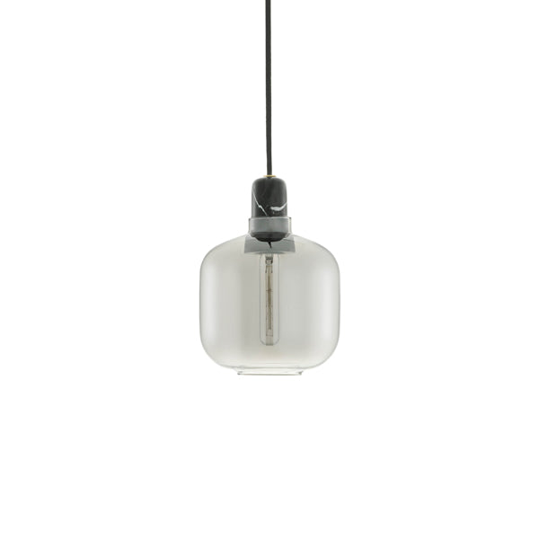 Normann Copenhagen - Amp Lampe, lille - smoke/sort