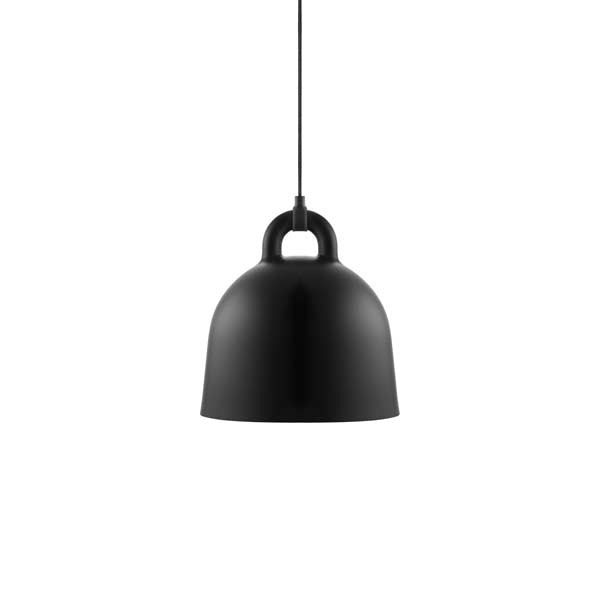 Normann Copenhagen - Bell lampe, small, sort - H: 37 cm.