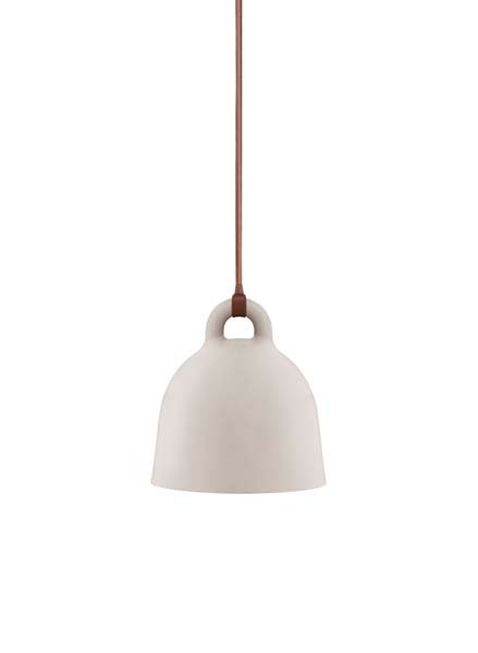 Normann Copenhagen - Bell lampe, x-small, sand - H: 23 cm.