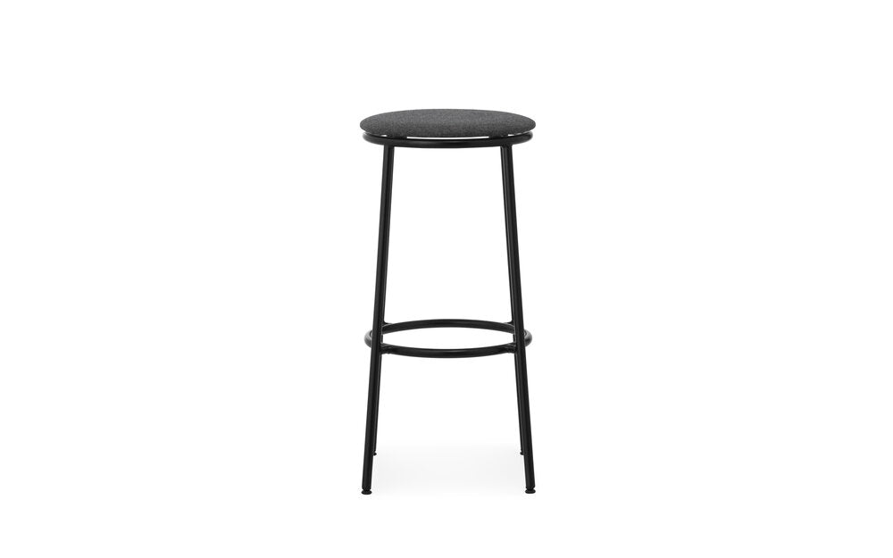 Normann Copenhagen - Circa barstol, sort/grå - H75 cm.