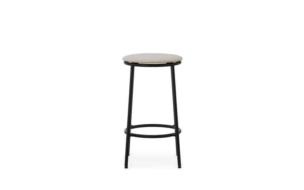 Normann Copenhagen - Circa barstol, sort/sand - H65 cm.