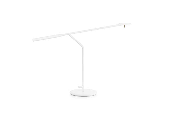 Normann Copenhagen - Flow bordlampe, hvid - H: 42 cm.