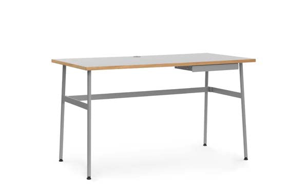 Normann Copenhagen - Journal skrivebord, grå - 130 x 65 m.