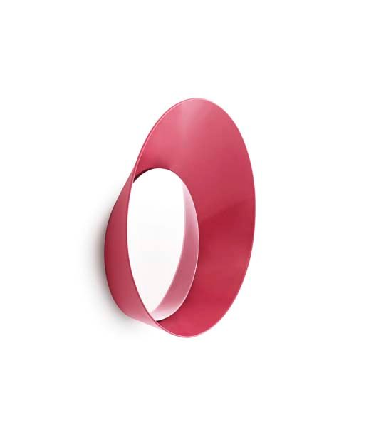 Normann Copenhagen - Ready knage med spejl, pink - Ø 20 cm.