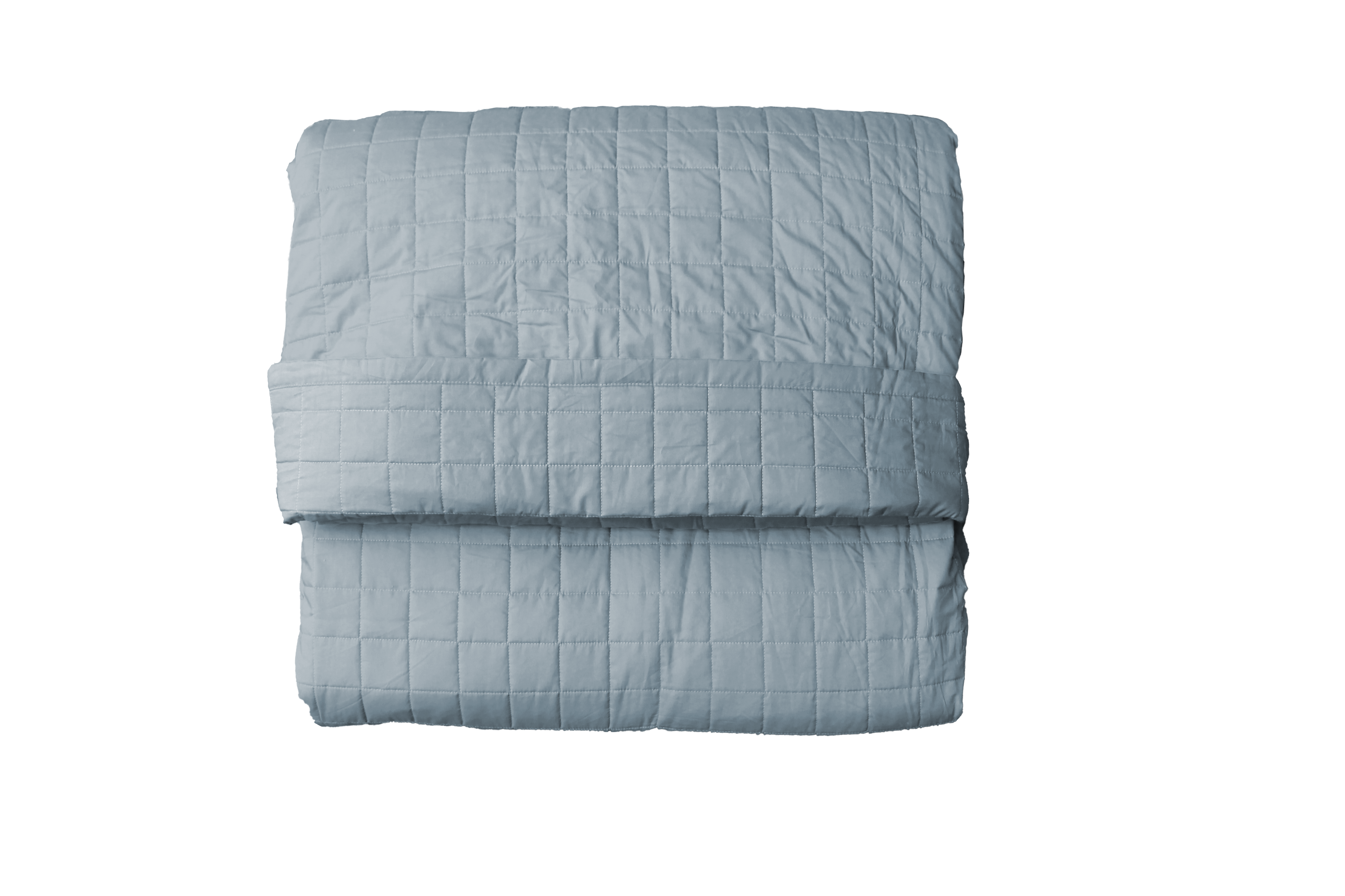 Omhu Quilted Percale sengetÃ¦ppe - Lys grÃ¥