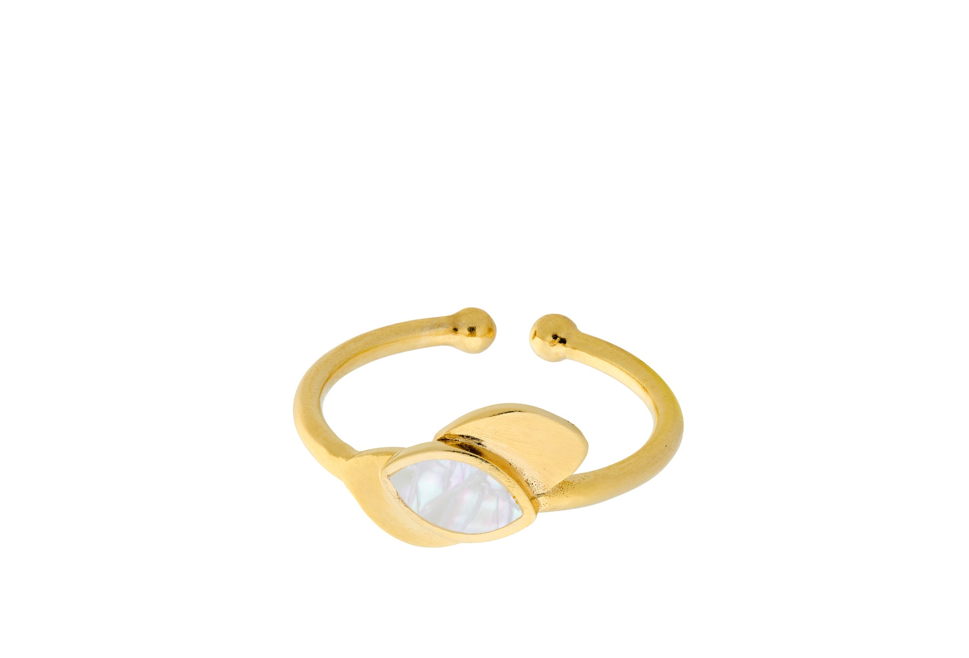 Pernille Corydon - Flake ring - forgyldt