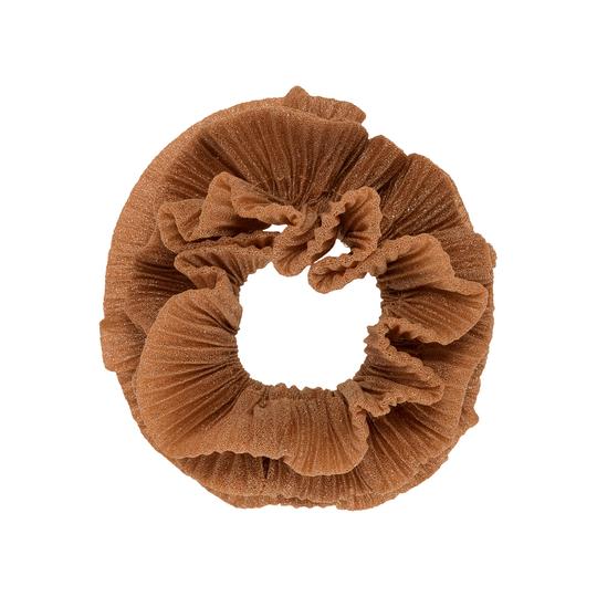 Pico - FlÃ¦se scrunchie - Cognac