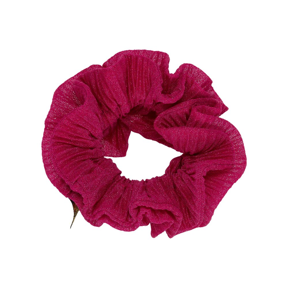 Pico - Flæse scrunchie - Hot Pink