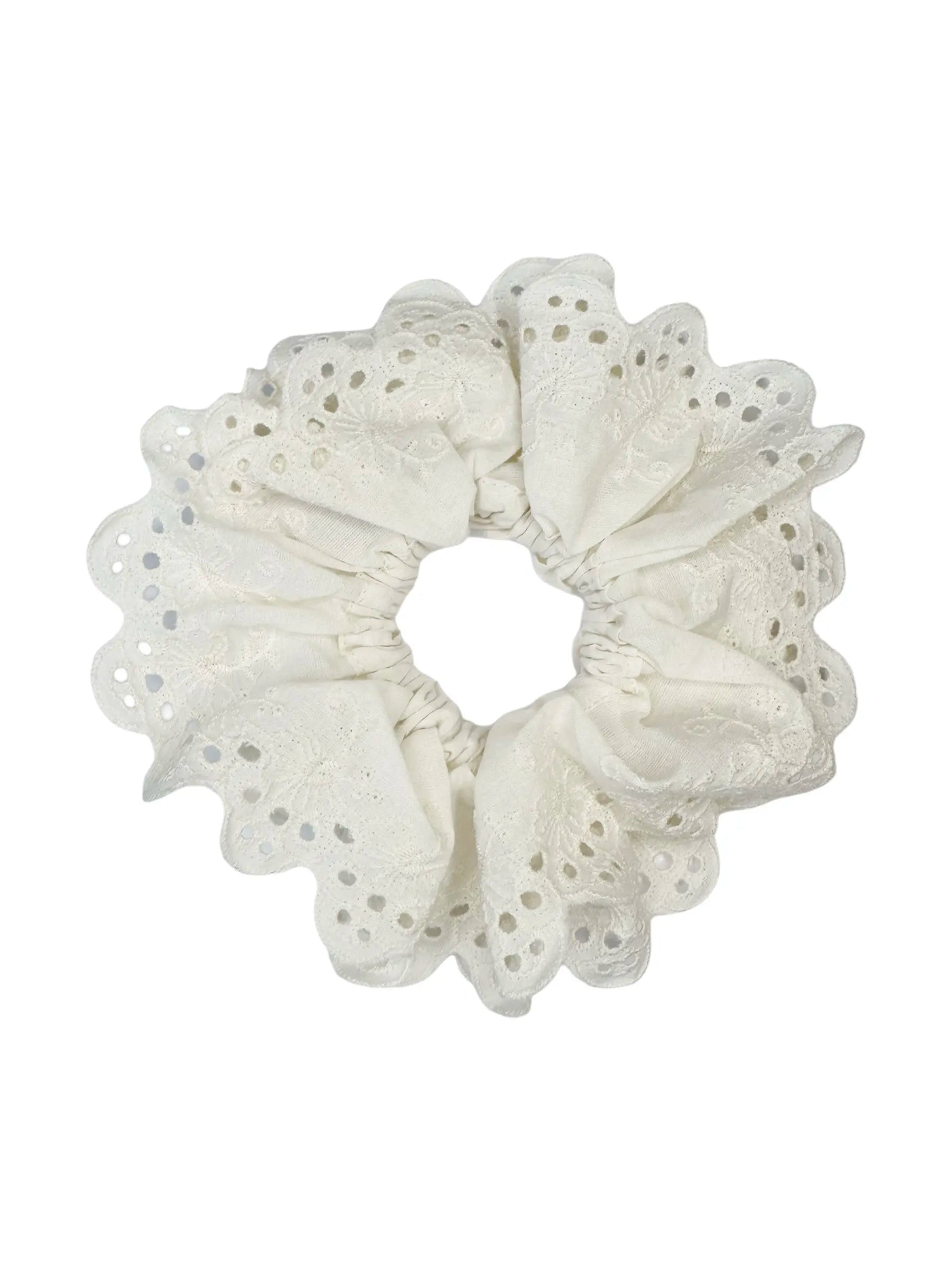 Pico - Lace scrunchie - Ivory