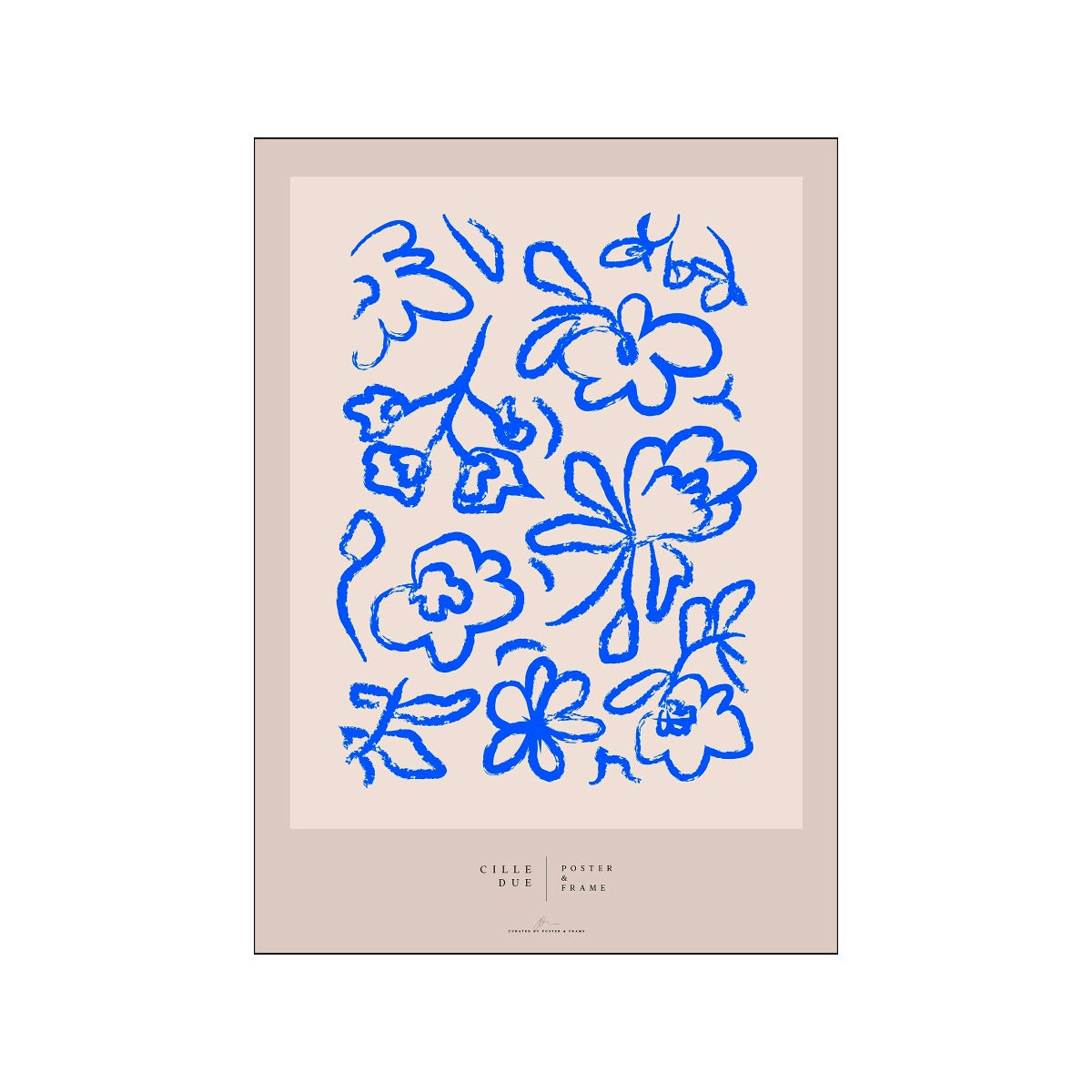 Poster & Frame - Cille Due plakat - Flower 1