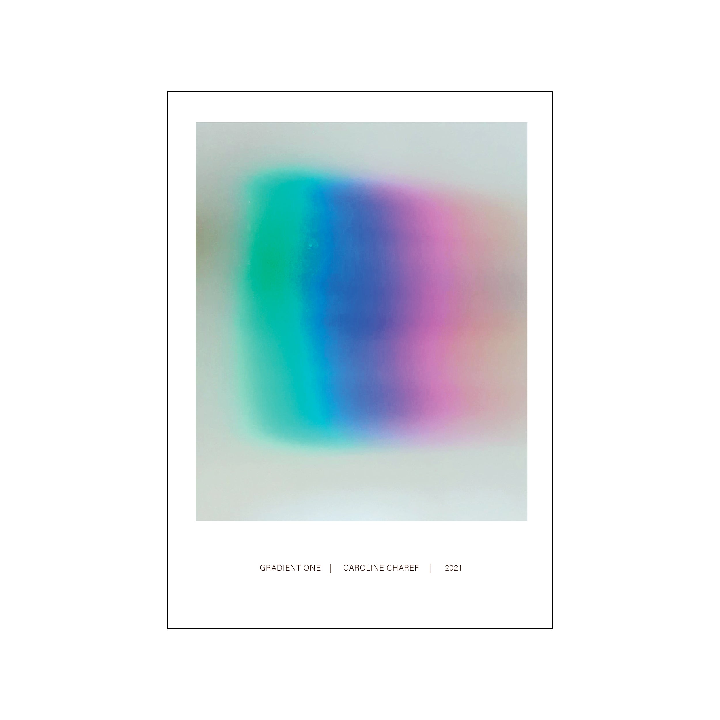 Poster & Frame - GRADIENT ONE plakat - A3