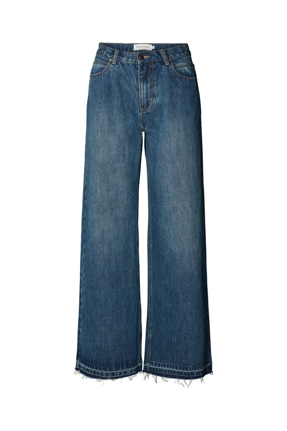 Rabens Saloner - Ini wide leg jeans  - blÃ¥ - Size (25)