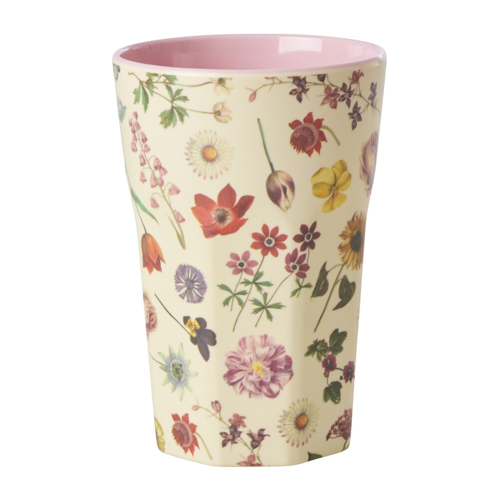 Rice - Melamine Floras Dream Print Tall kop - 400 ml.