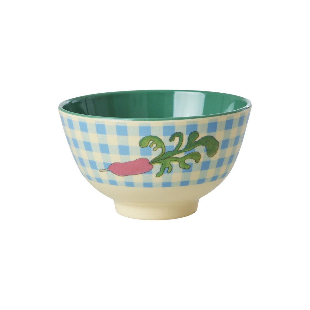 Rice - Melamine Ravishing Radish Print Small skÃ¥l - 300 ml.