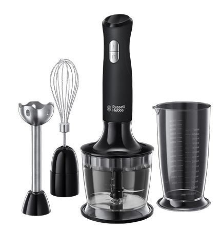 Russell Hobbs - Matte Black 3i1 stavblender - Sort