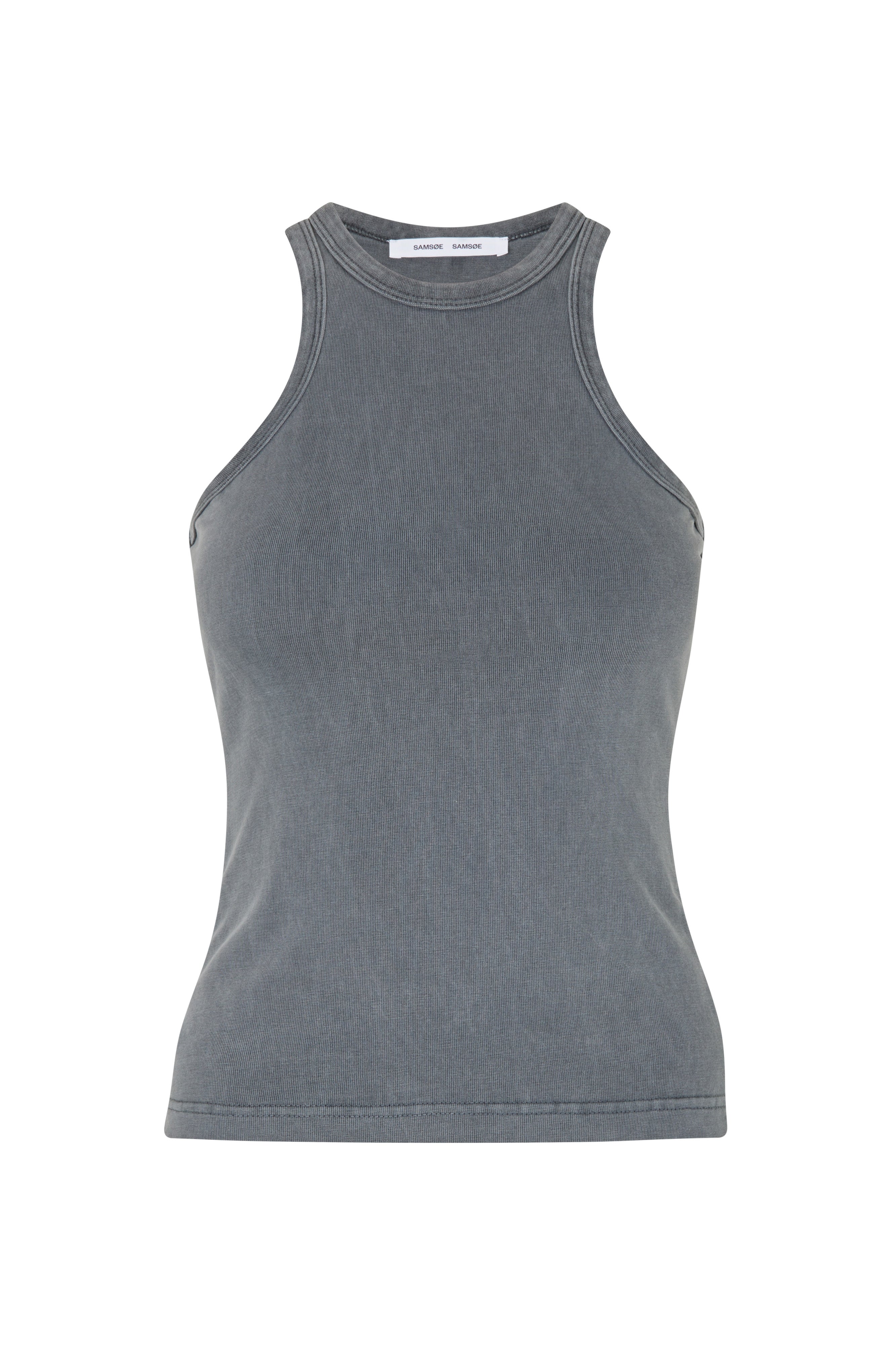 SamsÃ¸e SamsÃ¸e - Helene tank top  - grÃ¥ - Size (l)