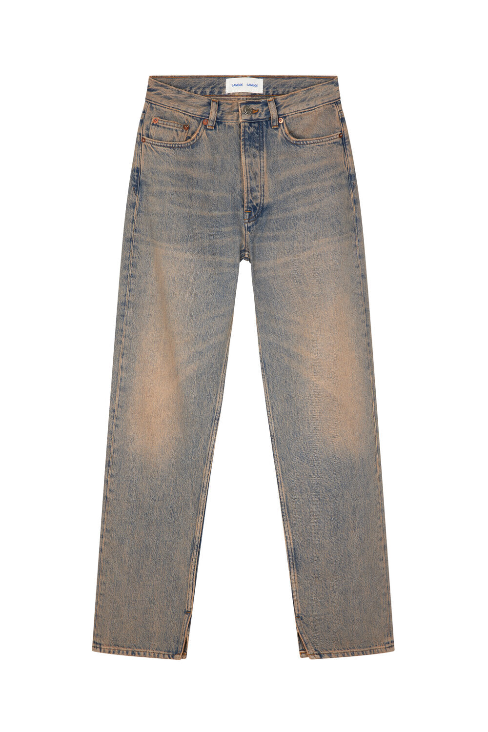 Samsøe Samsøe - Susan spilt seam jeans  - grå - Size (29/34)