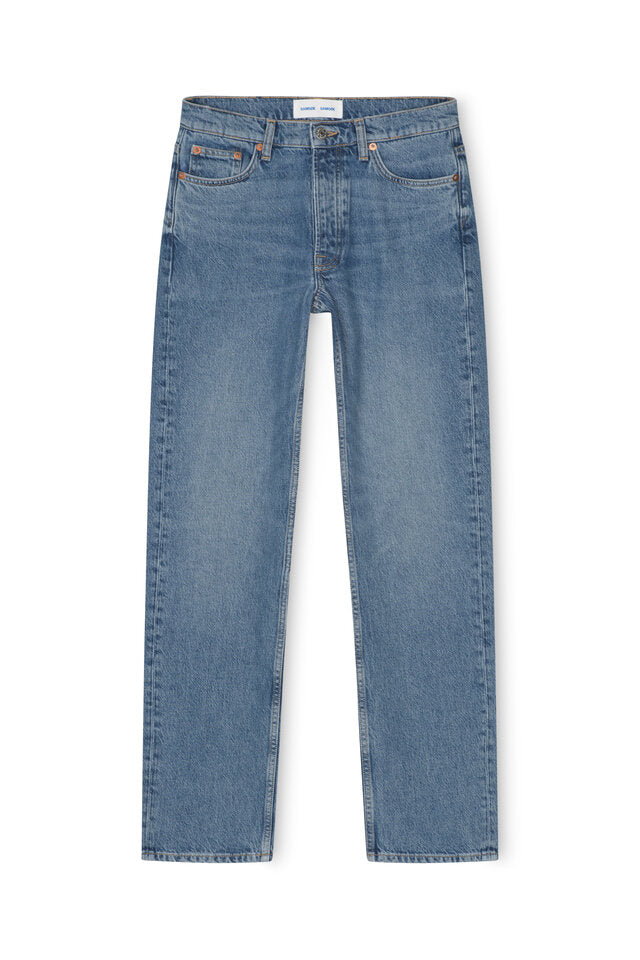 SamsÃ¸e SamsÃ¸e - Susan straight leg jeans  - blÃ¥ - Size (25/32)