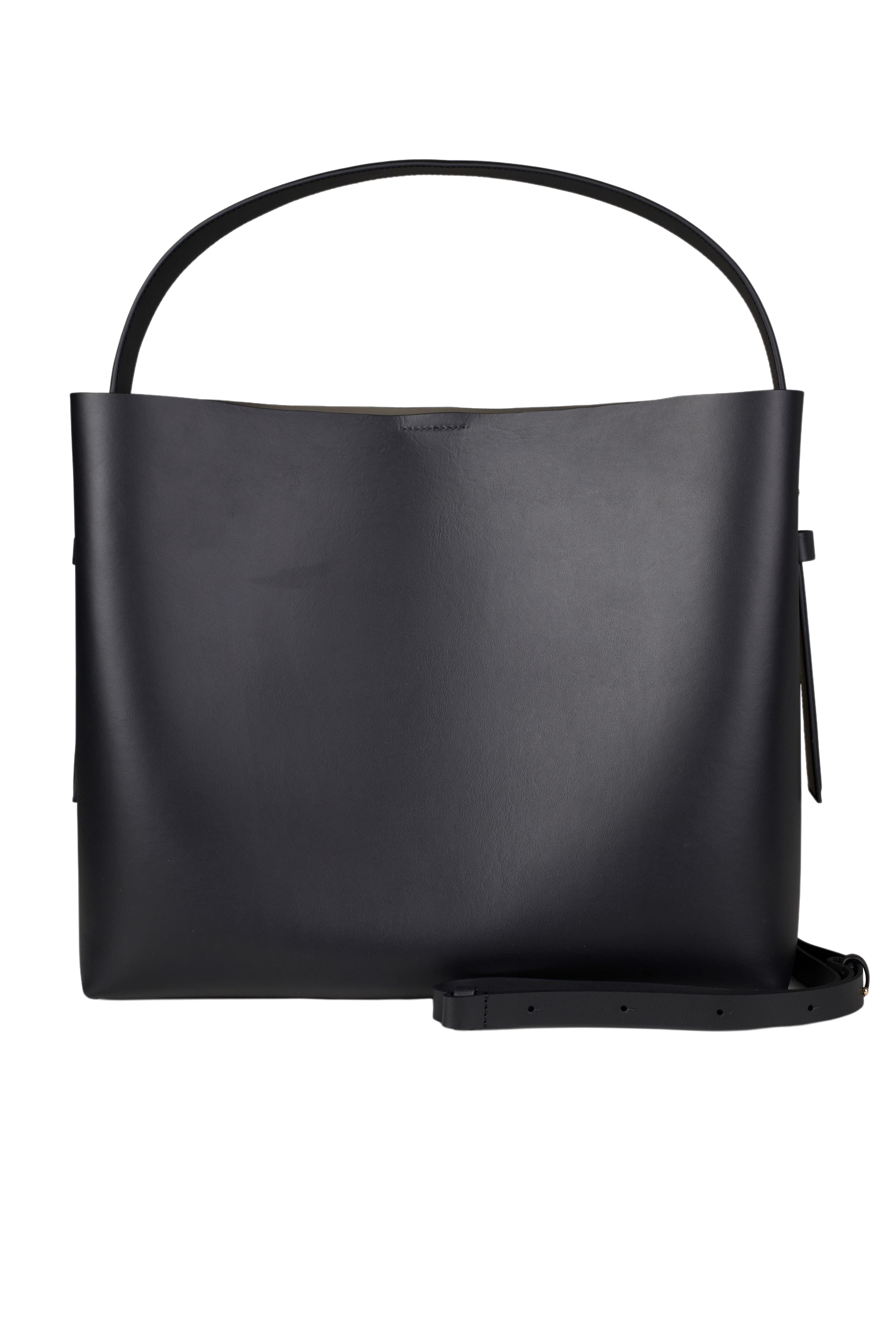 Second Female - Leata Maxi Leather taske - sort