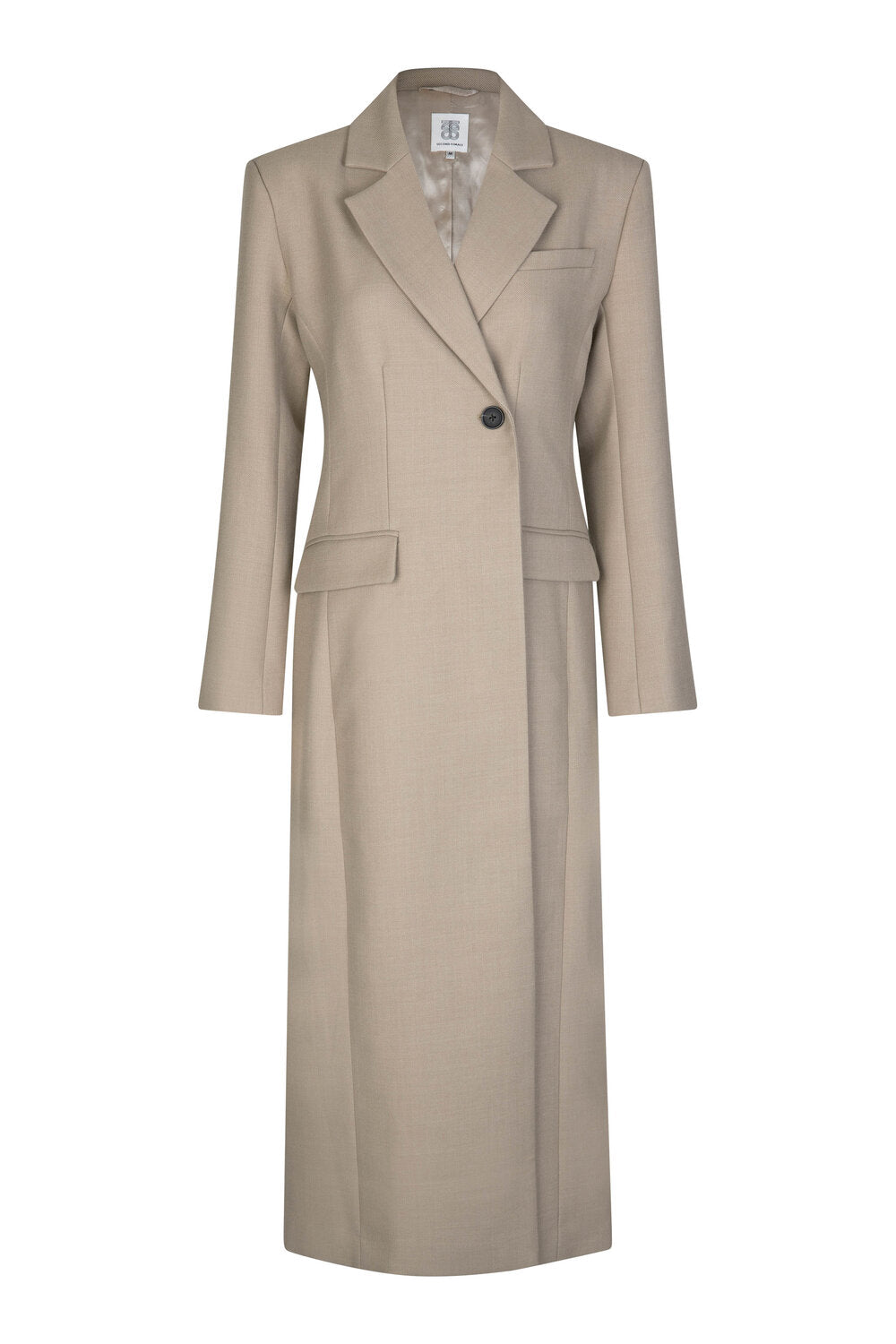 Second Female - Maxine lang Blazer  - beige - Size (l)