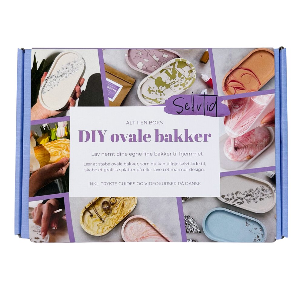 Selvtid - DIY ovale bakker stÃ¸bekit