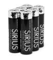 Sirius - DecoPower AAA Batterier. (6 stk) - Blå/sølvfarvet