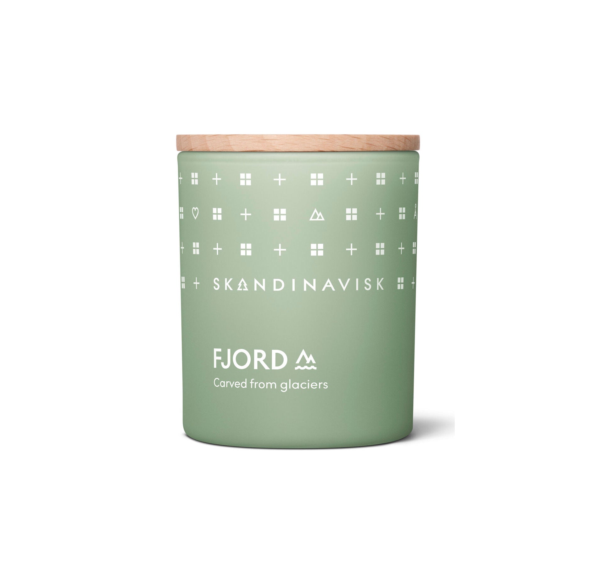 Skandinavisk - Fjord duftlys, 65g. - Fjord green