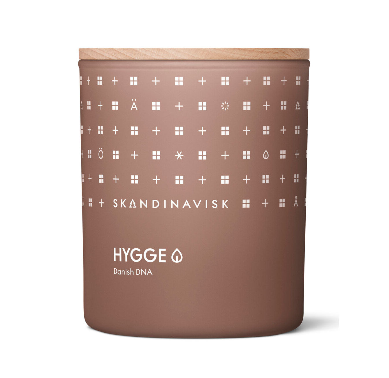 Skandinavisk - Hygge duftlys, 200g. - Camel brown