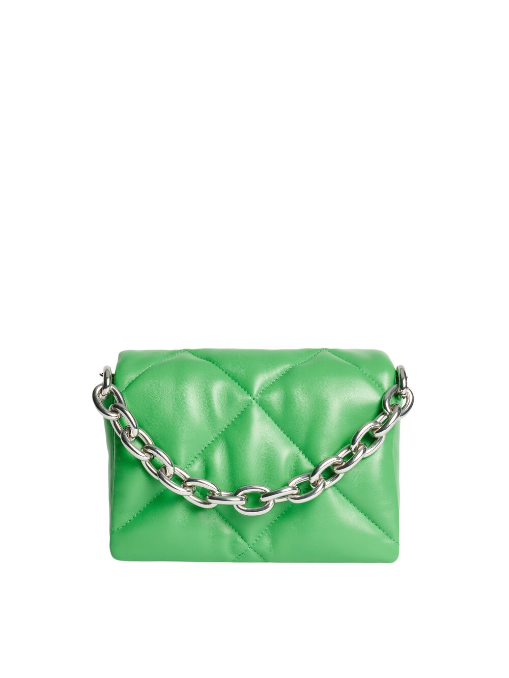 Stand Studio - Brynn Chain taske - Bright Green/Silver