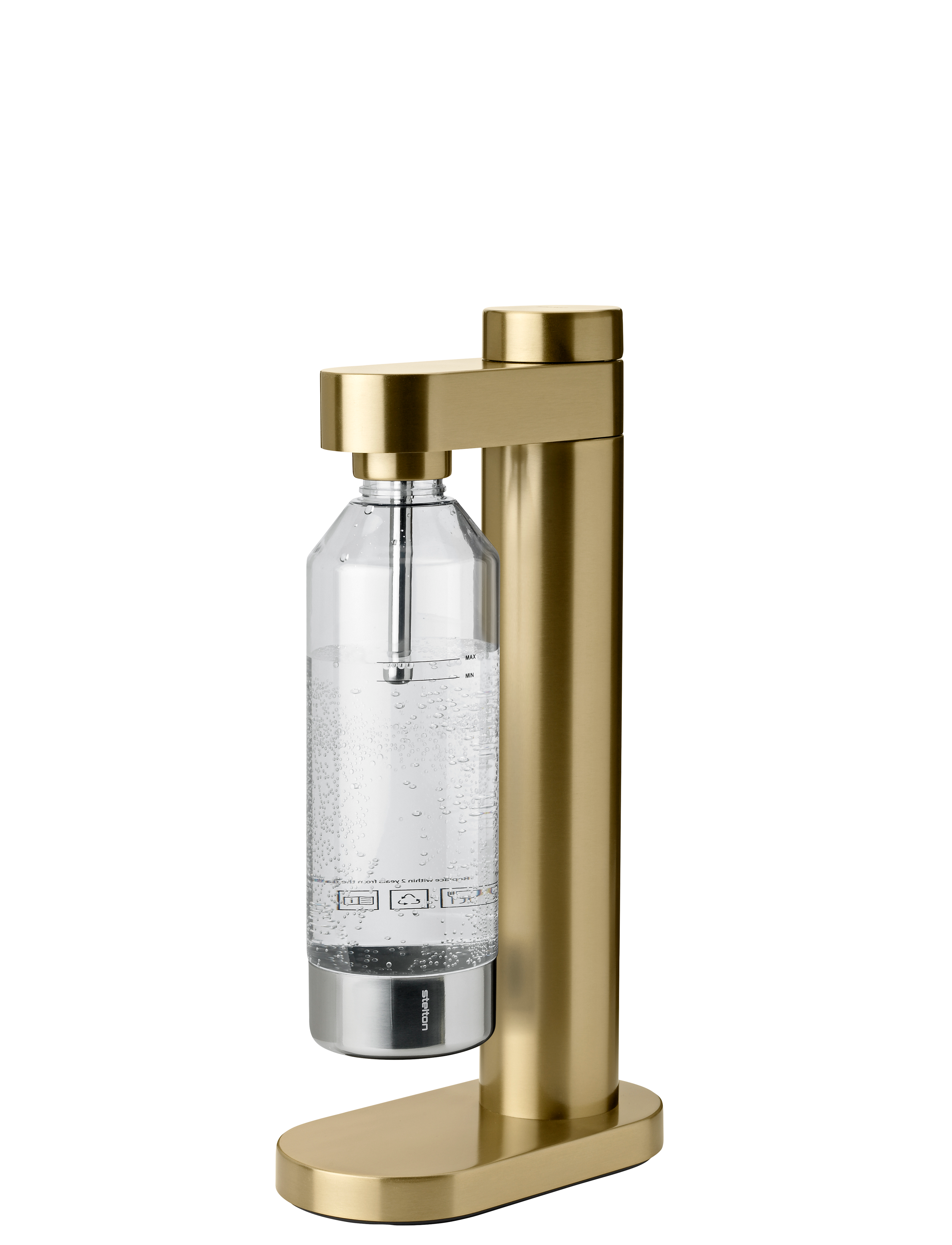 Stelton - Brus sodavandsmaskine - Brushed Brass