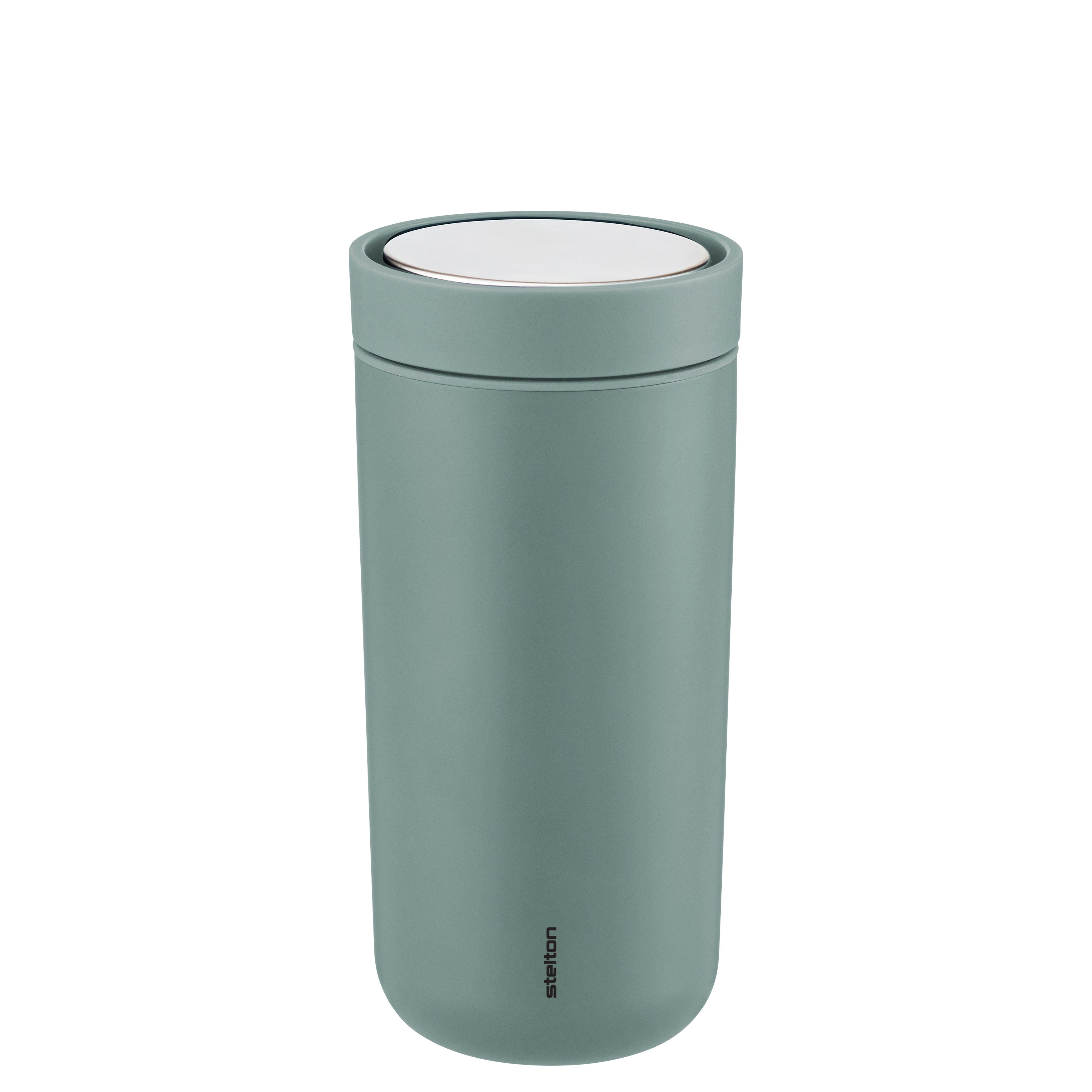 Stelton - To Go Click termokop, Dusty Green - 0,4 L.