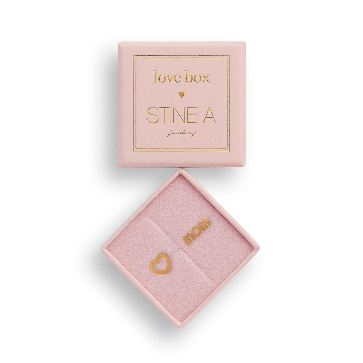 Stine A Jewelry - Love Box 102 MOM ørering - Forgyldt