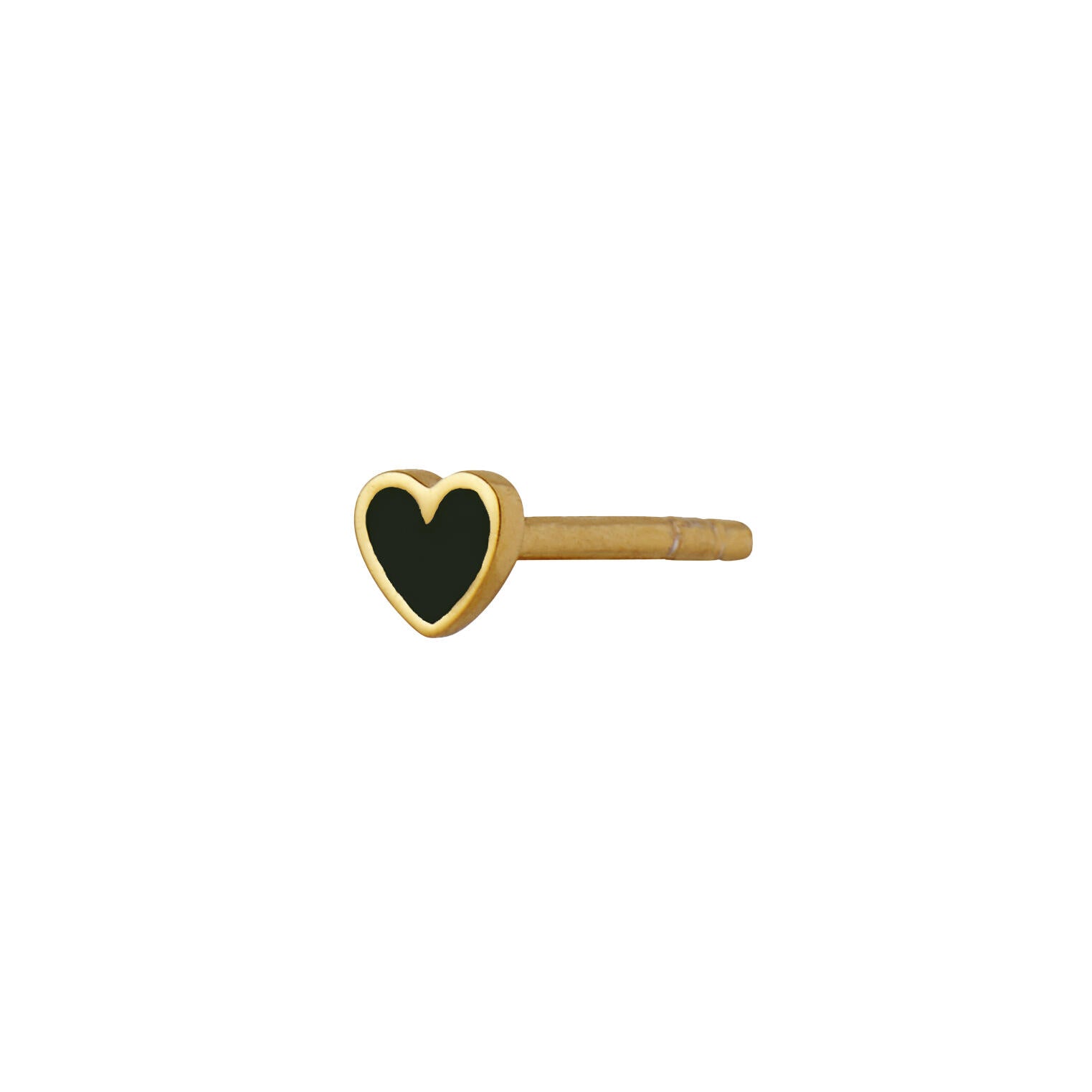 Stine A Jewelry - Petit Love Hear Ã¸rering  - forgyldt