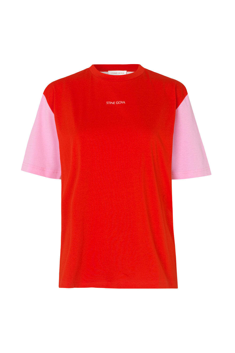 Stine Goya - Margila Light Jersey t - rød - Size (l)