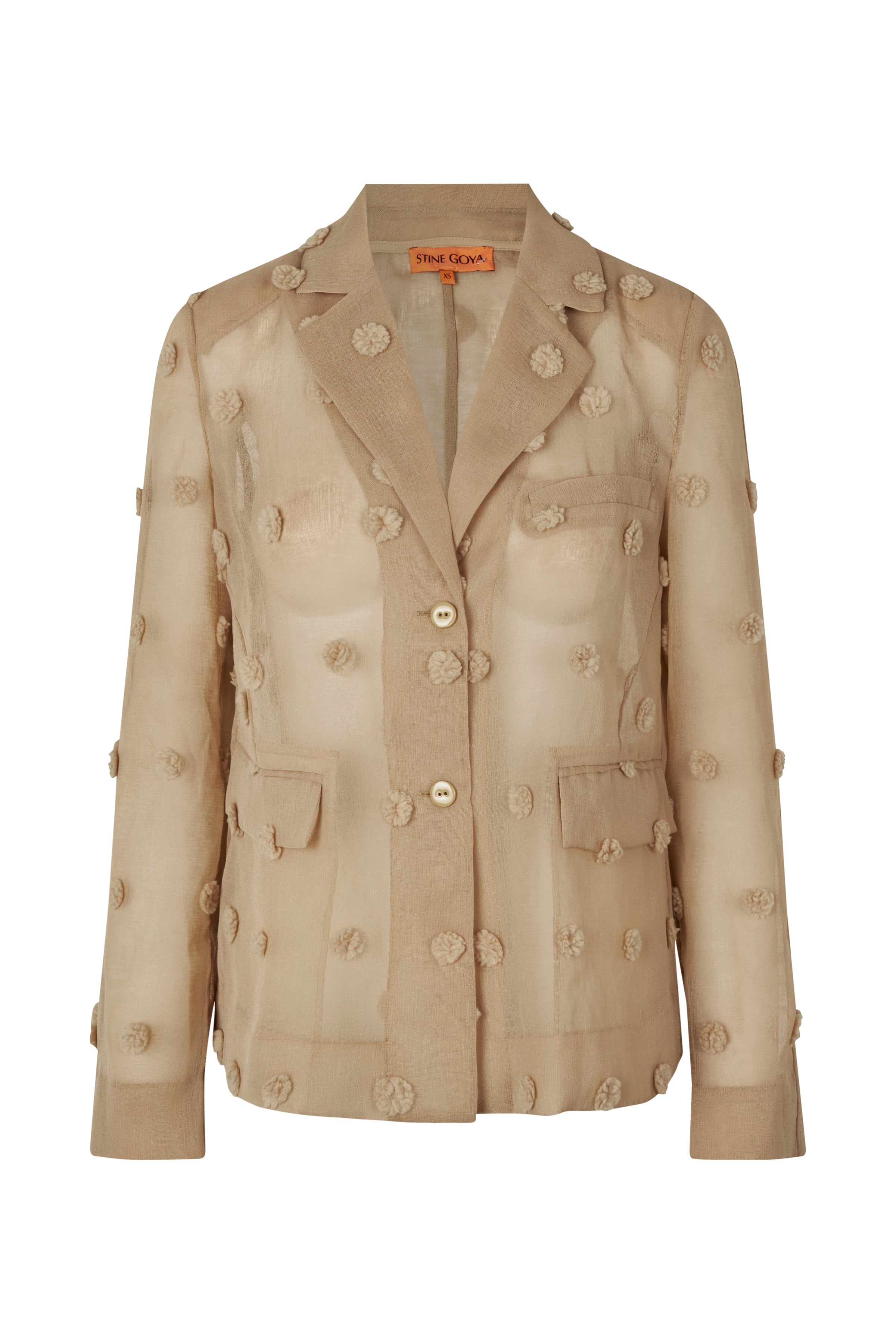 Stine Goya - Sanna blazer  - beige - Size (l)