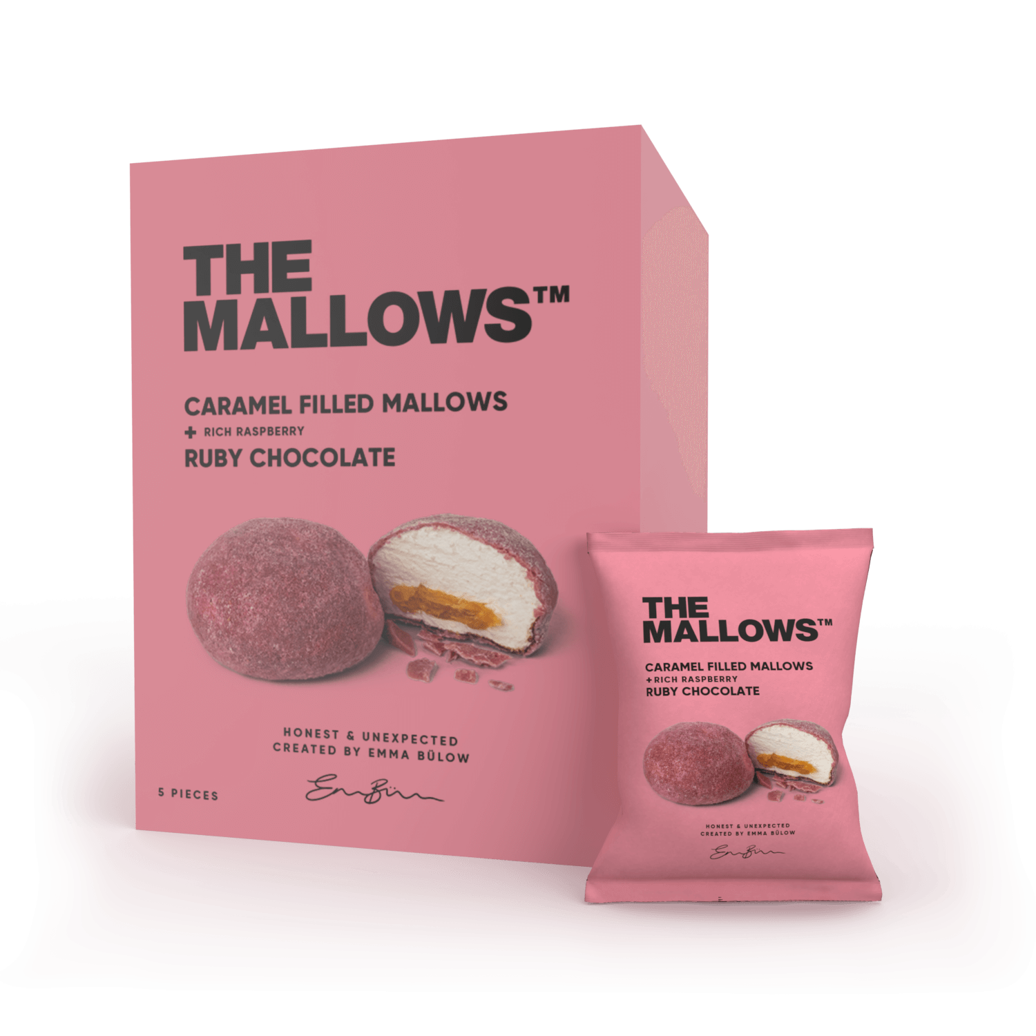 The Mallows - Ruby Chocolate skumfiduser