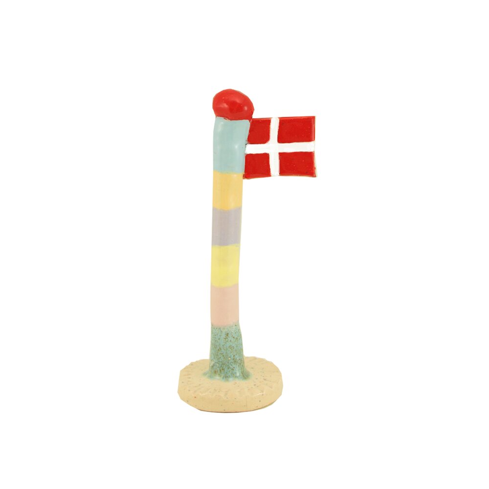 Theclayplay - Gøgler pastel flag, assorteret - H14-18cm.