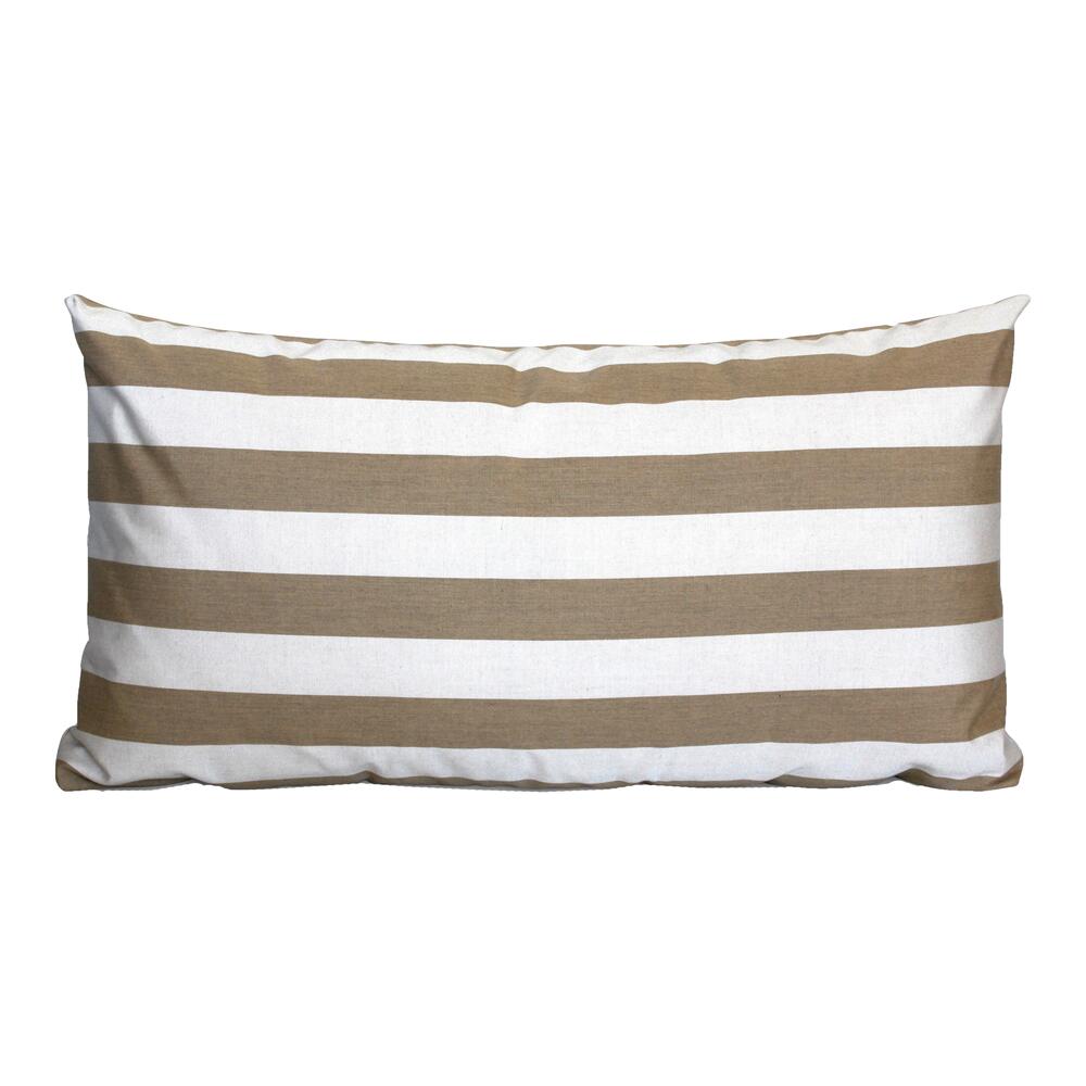 Trimm Copenhagen - Pude, stor - taupe-stripe