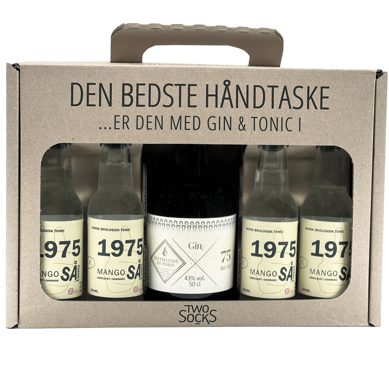 Two Socks - HÃ¥ndtaske Distillerie de Paris Bel Air Gin - 500ml.