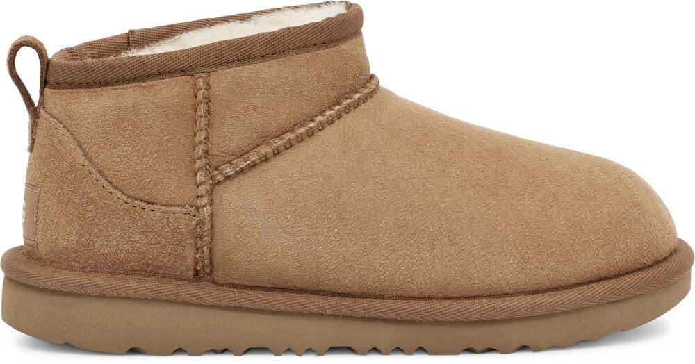 Ugg - T Classic Ultra Mini bamsestÃ¸vler til bÃ¸rn - Chestnut