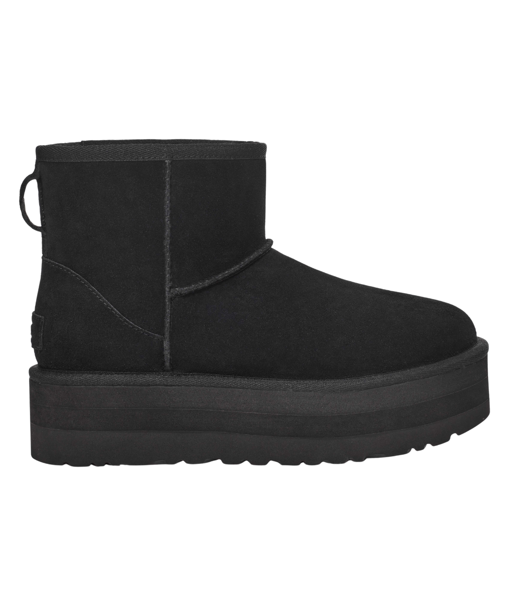 Ugg - W Classic Mini Platform bamsestÃ¸vler  - sort - Size (37)